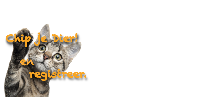 *ACTIE* Chip je dier op 4 oktober